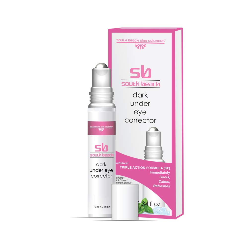 South Beach Dark Under Eye Corrector for Dark Circles Under the Eyes (2 pak) by South Beach Skin Solutions